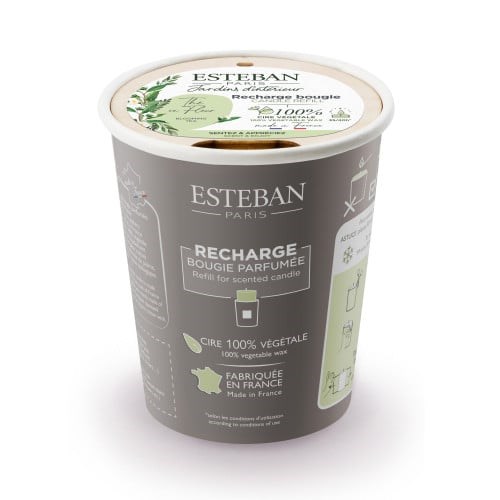 Recharge pour bougie 180g thé en fleur