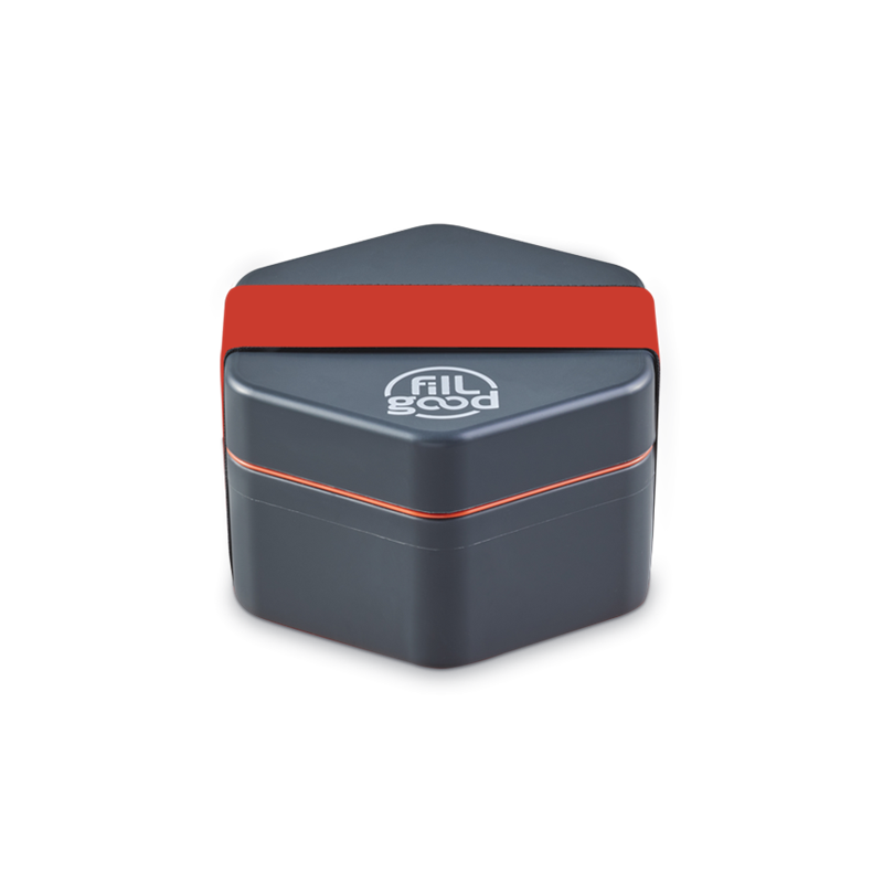 Fillgood- lunchbox végétale rouge corail