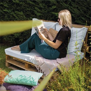 Kit coussins de palette déhoussables