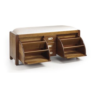 Divan 3 tiroirs bronze bois-bronze