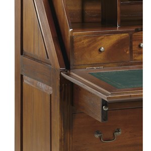 Commode 8 tiroirs bronze bois marron -