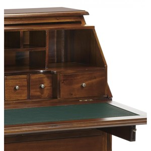 Commode 8 tiroirs bronze bois marron -