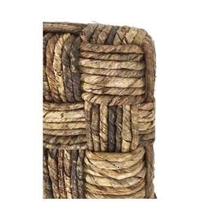 Miroir rotin rotin marron - décoration