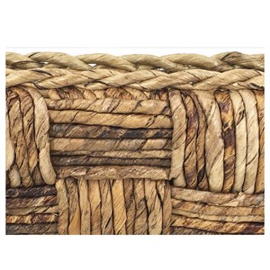 Miroir rotin rotin marron - décoration