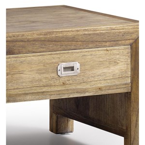 Table basse 1 tiroir bronze bois-bronze