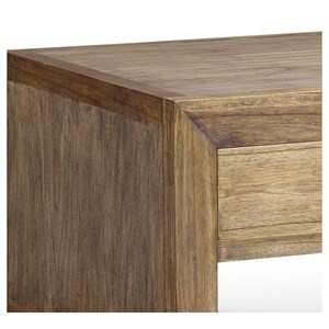 Table basse 1 tiroir bronze bois-bronze