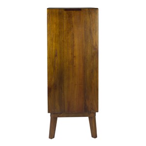 Chiffonnier 4 tiroirs bronze bois-bronze