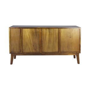 Bahut 6 tiroirs bronze bois-bronze