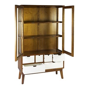 Vaisselier 6 tiroirs bronze bois-bronze