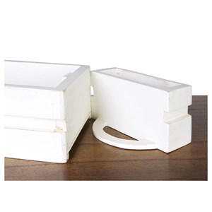 Vaisselier 6 tiroirs bronze bois-bronze