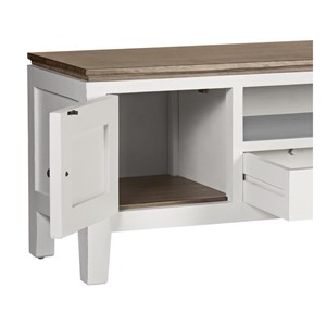 Meuble tv 3 tiroirs bronze bois-bronze