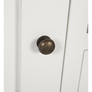 Meuble tv 3 tiroirs bronze bois-bronze