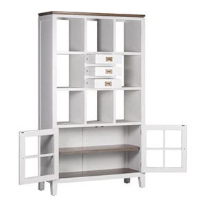 Bibliothèque 3 tiroirs bronze