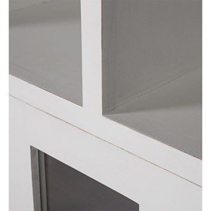 Bibliothèque 3 tiroirs bronze