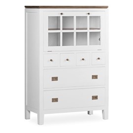 Commode 6 tiiroirs bronze bois-bronze