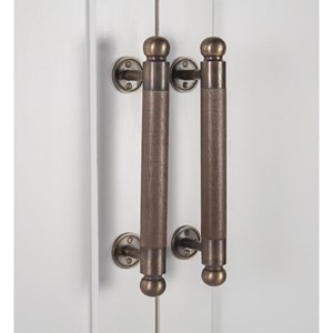 Vaisselier 4 tiroirs bronze bois blanc -