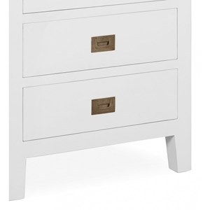 Chiffonnier 6 tiroirs bronze bois-bronze