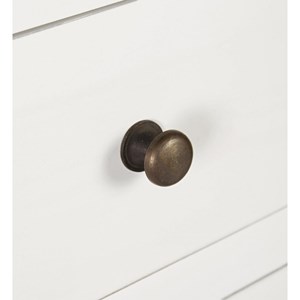 Chiffonnier 6 tiroirs bronze bois-bronze