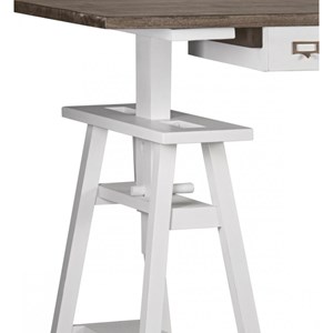 Bureau 3 tiroirs bronze bois-bronze