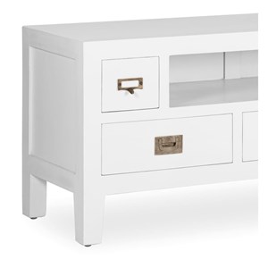 Meuble tv 3 tiroirs bronze bois-bronze