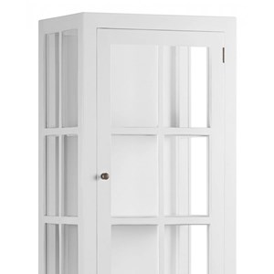 Vaisselier 1 tiroir bronze bois blanc -