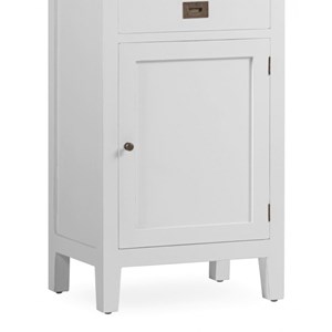 Vaisselier 1 tiroir bronze bois blanc -