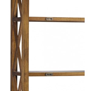 Bibliothèque 2 tiroirs bronze