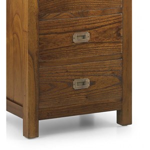 Vaisselier 4 tiroirs bronze bois marron