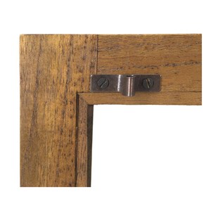 Meuble à clés bronze bois-bronze marron