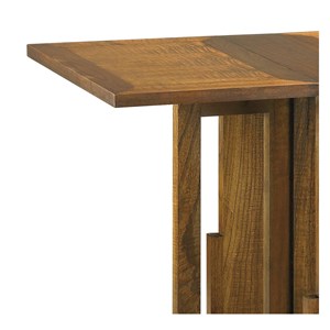 Table à manger bronze bois marron -