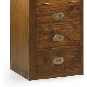 Chiffonnier 3 tiroirs bronze bois-bronze