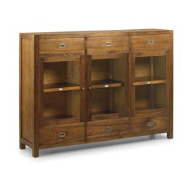 Buffet 6 tiroirs bronze bois-bronze