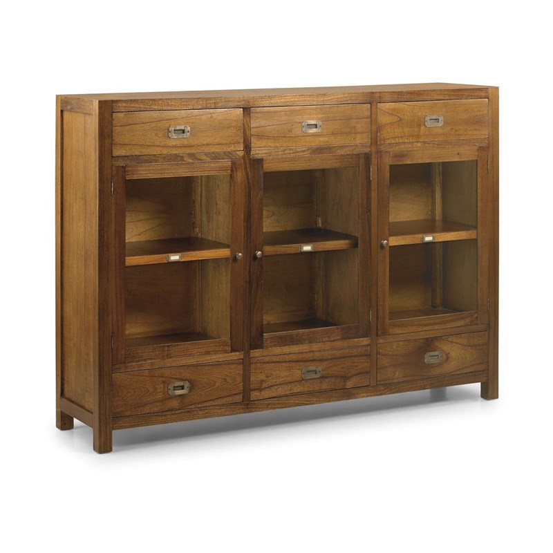 Buffet 6 tiroirs bronze bois-bronze