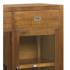 Buffet 6 tiroirs bronze bois-bronze