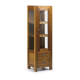 Vaisselier 2 tiroirs bronze bois-bronze