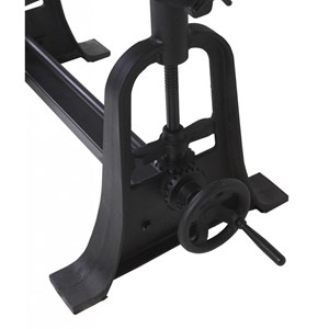 Bureau bois-métal marron - quinquenelle