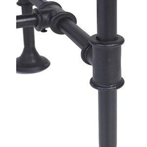 Bureau 2 tiroirs bois marron -