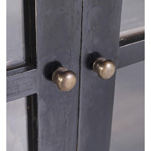 Buffet 4 tiroirs bronze bois-bronze