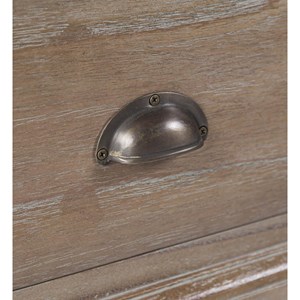 Meuble tv 1 tiroir bronze bois-bronze