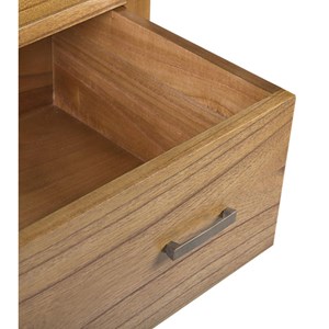 Commode 5 tiroirs metal bois-métal