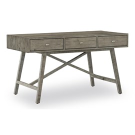 Console 3 tiroirs bois gris - cidalie