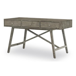 Console 3 tiroirs bois gris - cidalie