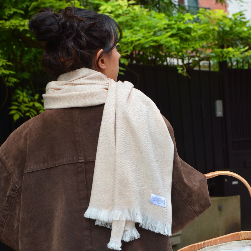 Etole pashmina femme camel