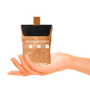 Sac à dos pliable imperméable 12l-quokka Marron