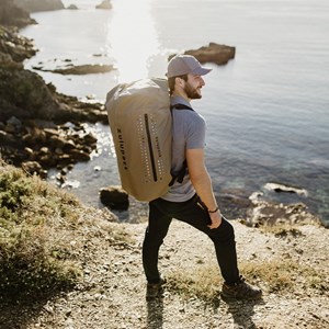 Sac duffle étanche 40l - rackham Beige
