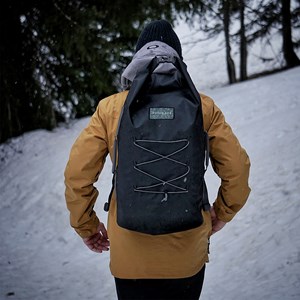 Sac à dos étanche urbain 40l pvc - indy Noir
