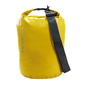 Sac tube étanche 15l fond transparent Jaune