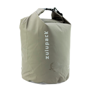 Sac tube étanche 15l fond transparent Gris