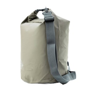 Sac tube étanche 15l fond transparent Gris