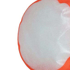 Sac tube étanche 25l fond transparent Orange